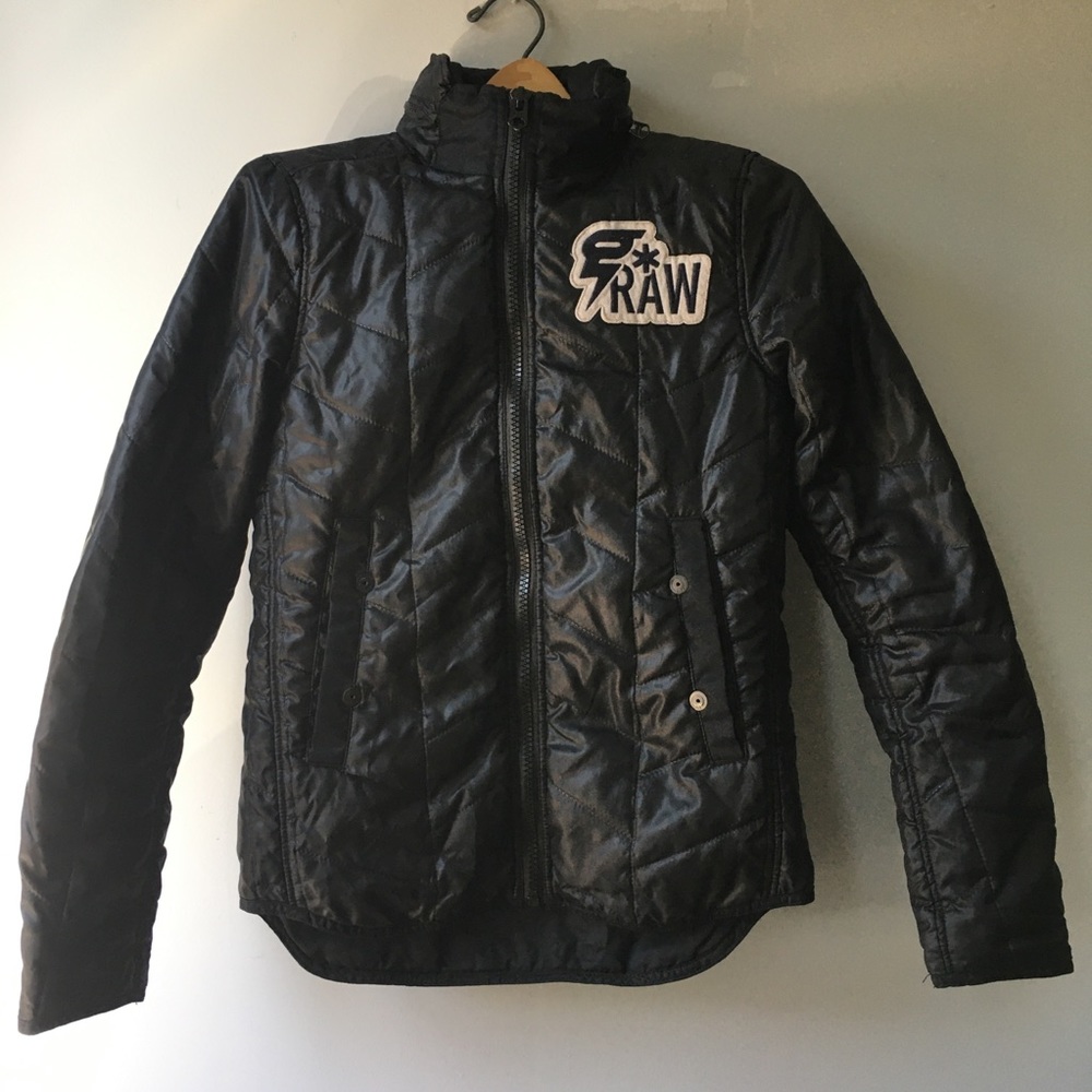 G Star Raw | Puffer Black Jacket Slim